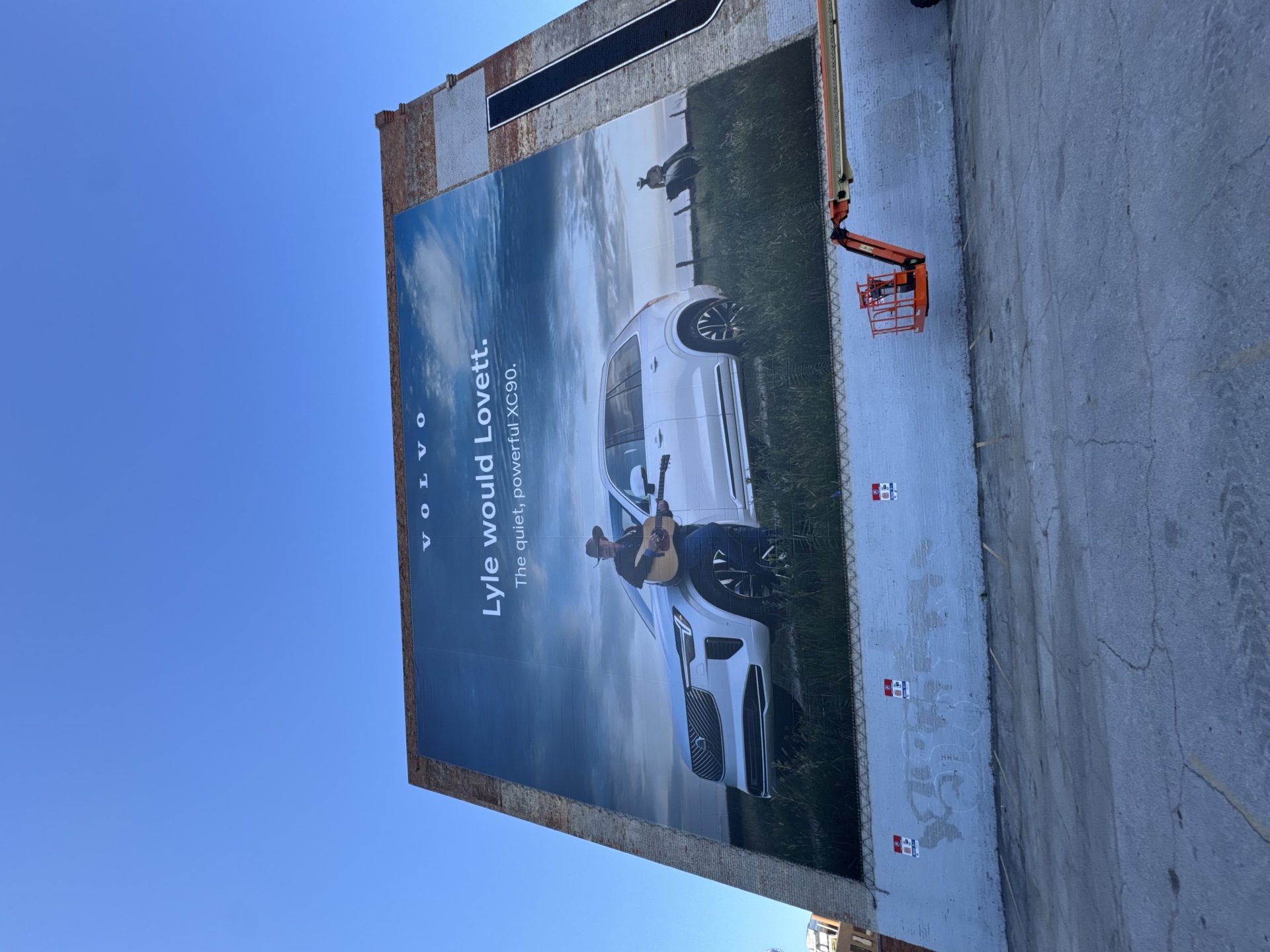 Volvo Lyle Lovett wallscape