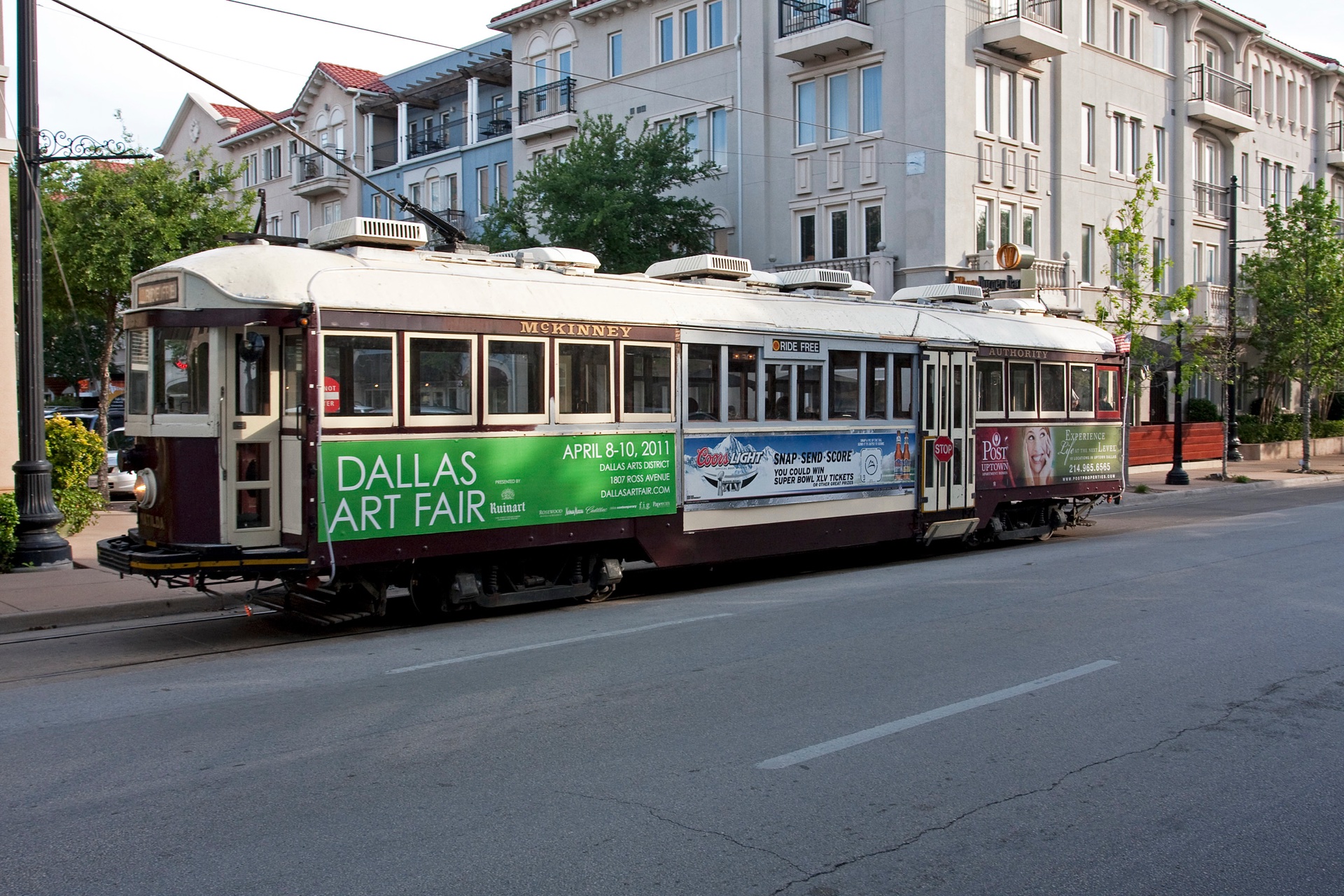 Heritage trolley specialty placement